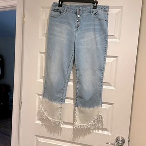 INC Cropped denim jeans